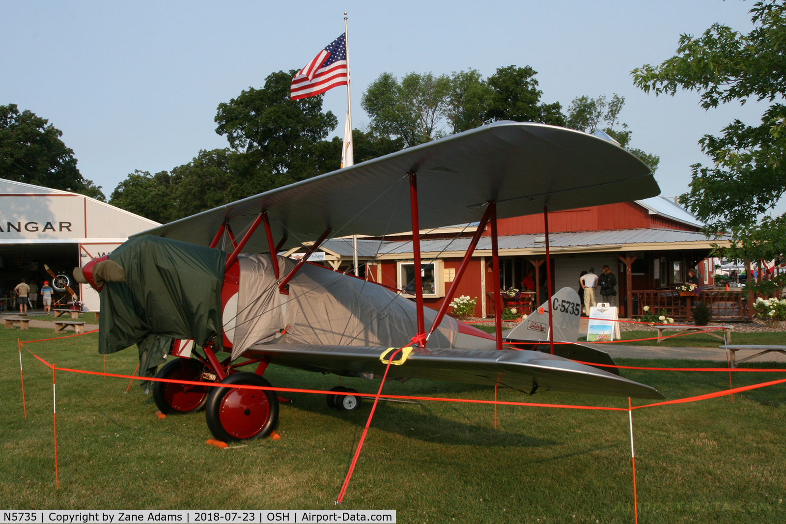 N5735, Lincoln Page 1928 C/N 212, At the 2018 EAA AirVenture - Oshkosh, Wisconsin