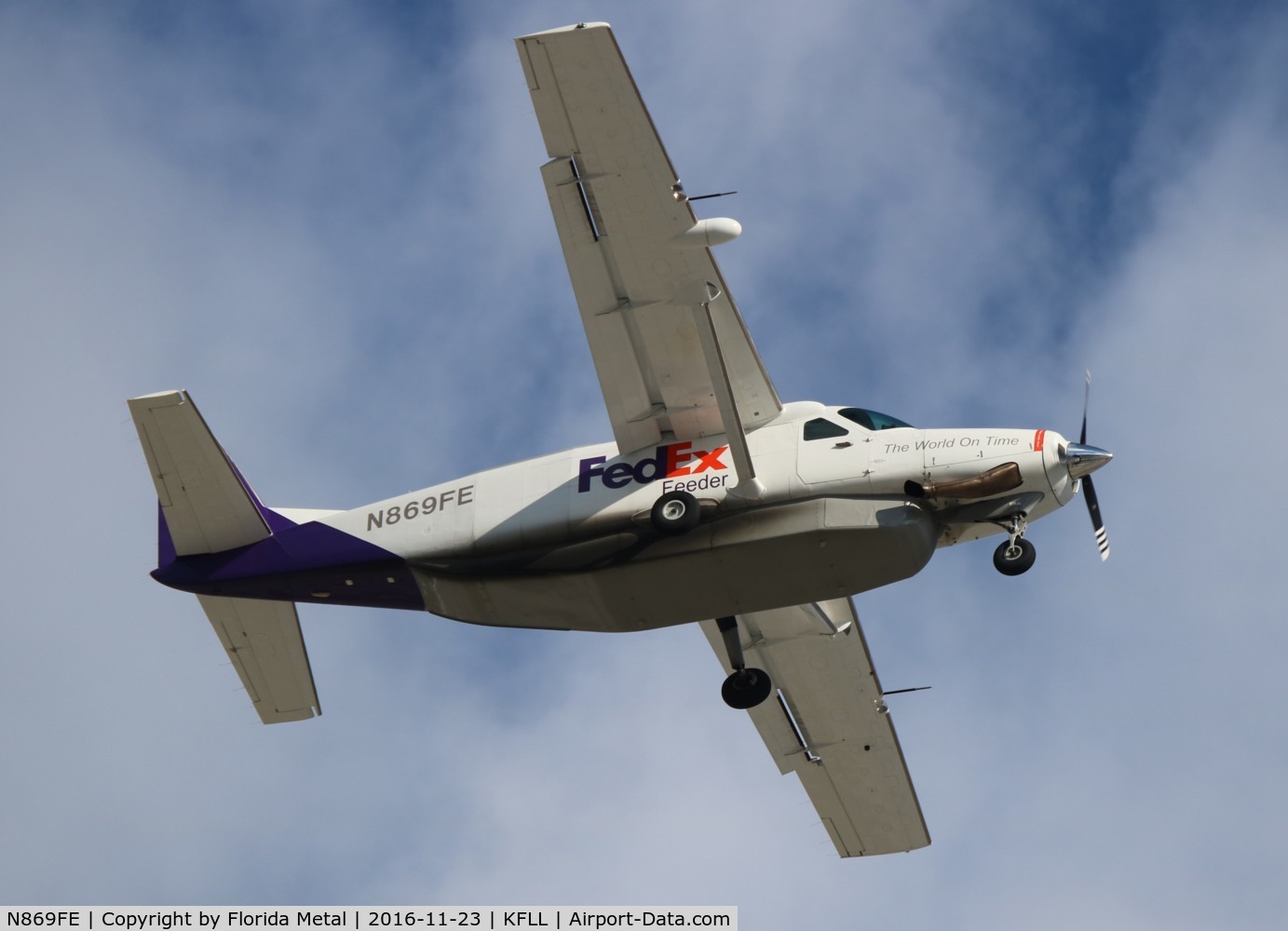 N869FE, 1989 Cessna 208B Super Cargomaster C/N 208B0195, FedEx Express