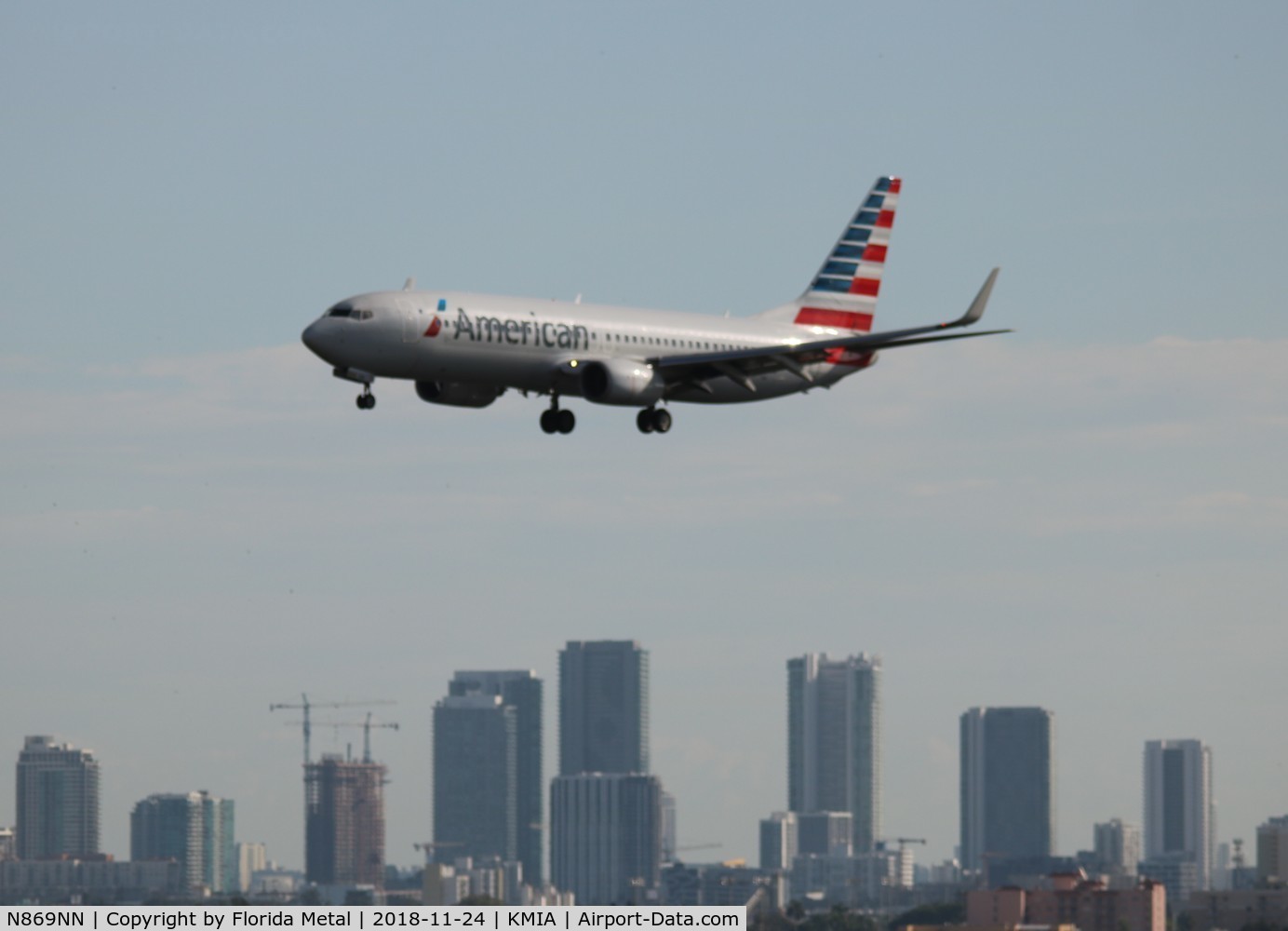 N869NN, 2011 Boeing 737-823 C/N 40764, American 737-823