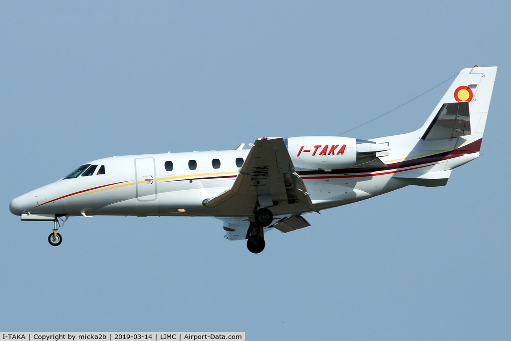 I-TAKA, 2005 Cessna 560XLS Citation Excel C/N 560-5537, Landing