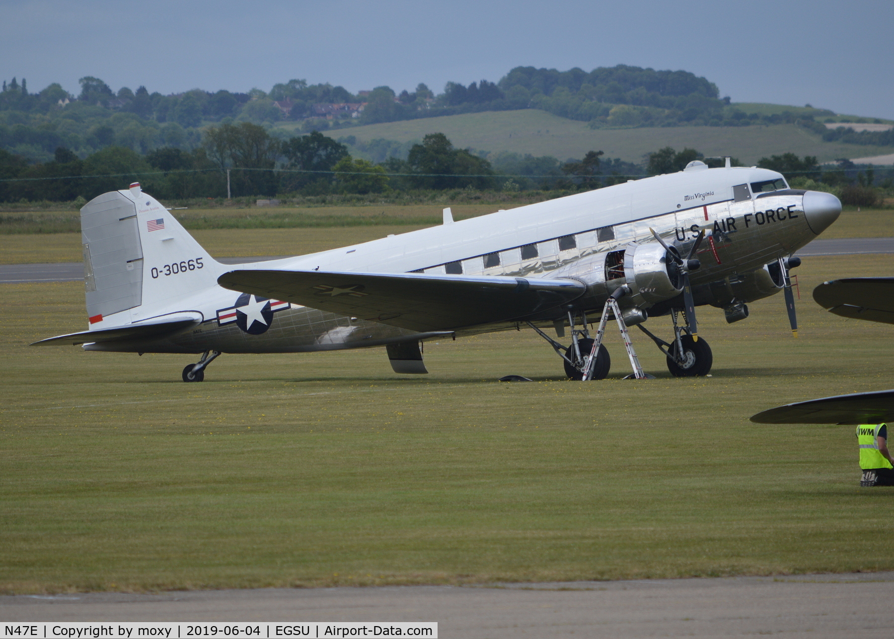 N47E, 1943 Douglas DC-3C (C-47A-60-DL) C/N 13816, Douglas C-47A-60-DL (DC3C) at Duxford. Marked as 0-30665
