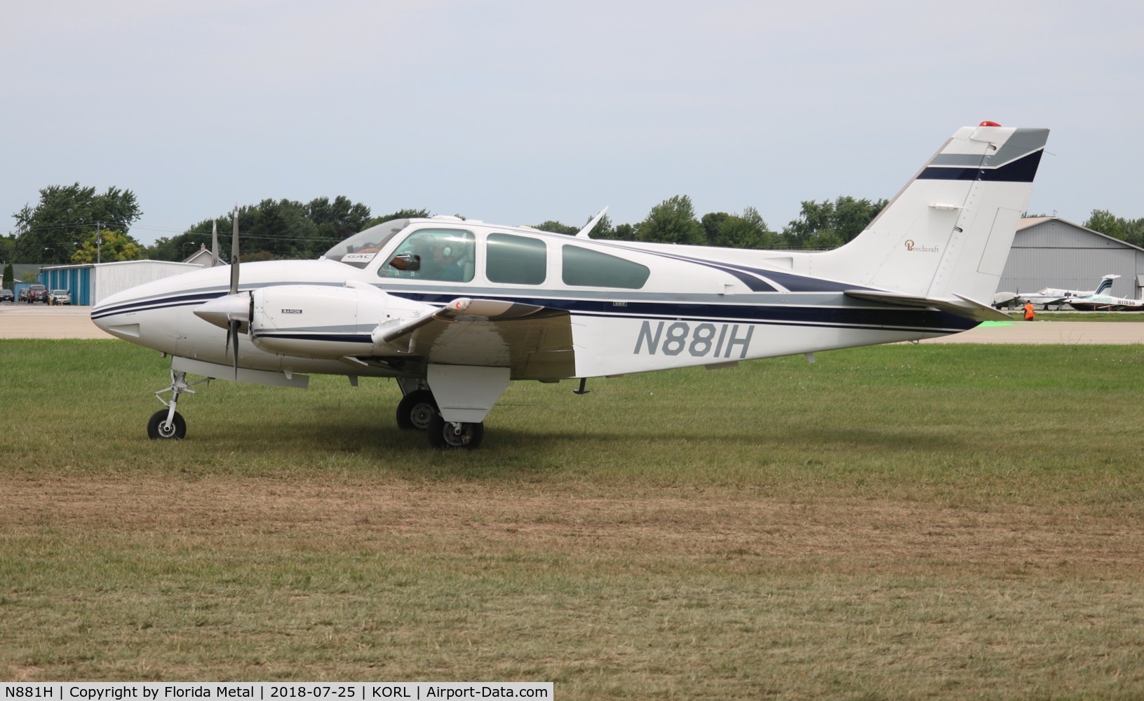 N881H, 1972 Beech E-55 Baron C/N TE-883, Beech E55 Baron