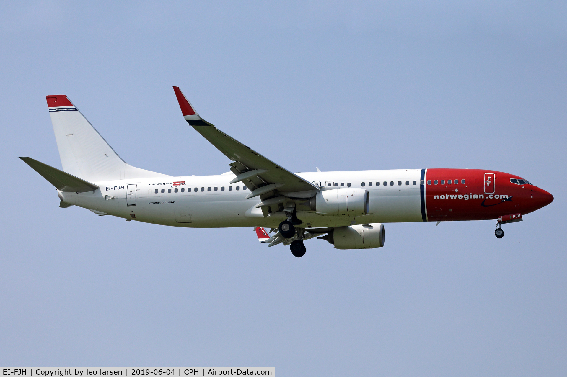 EI-FJH, 2016 Boeing 737-8JP C/N 42071, Copenhagen 4.6.2019