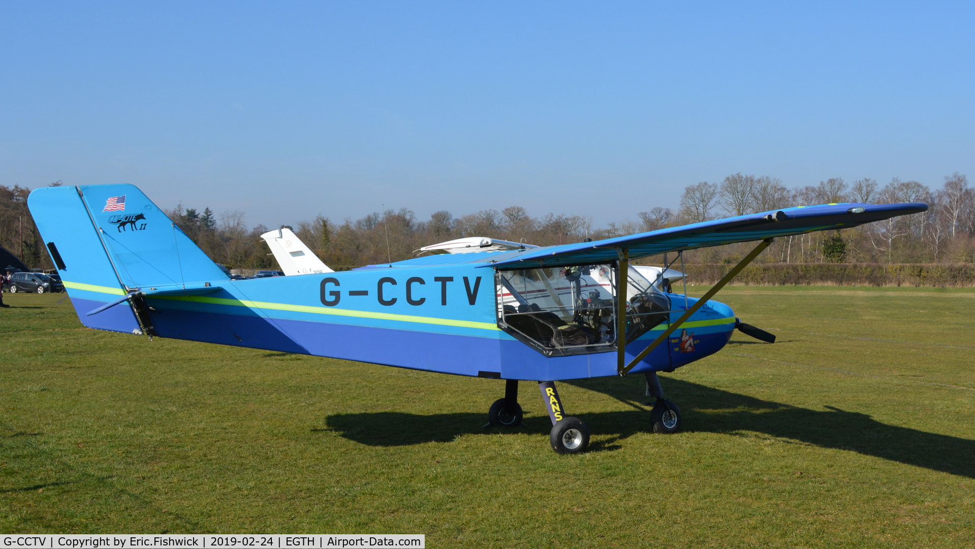 G-CCTV, 2003 Rans S-6ES Coyote II C/N PFA 204-14069, 2. G-CCTV at the Shuttleworth Collection, Feb. 2019.