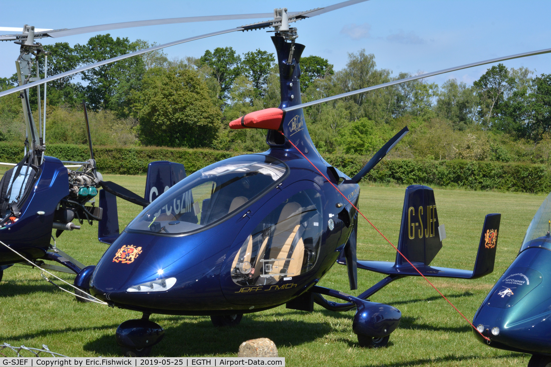 G-SJEF, 2015 Rotorsport UK Cavalon C/N RSUK/CVLN/016, 3. G-SJEF at the British Rotor Association annual gathering at the Shuttleworth Collection, May. 2019.