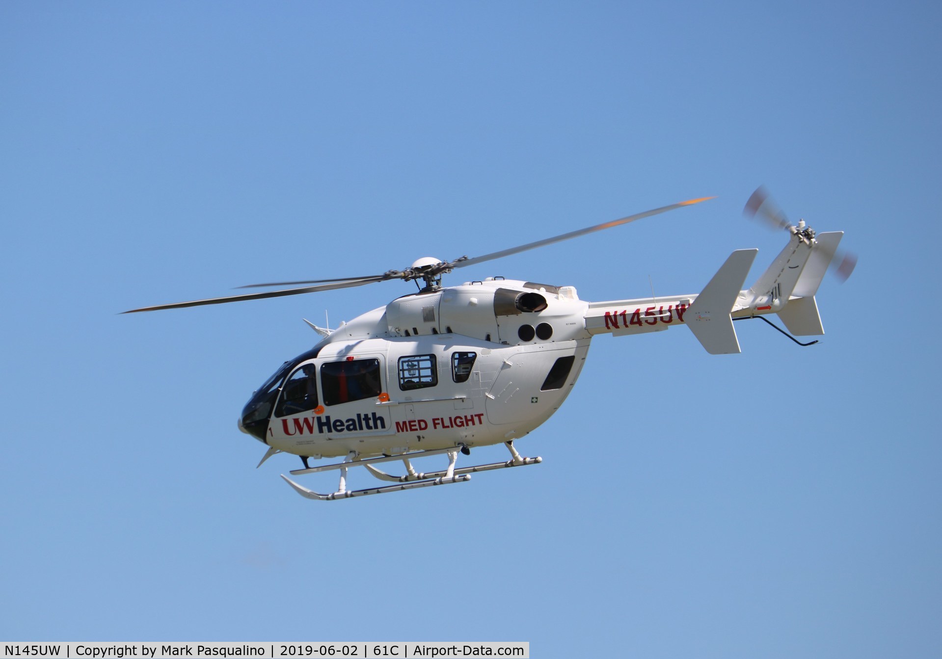 N145UW, 2008 Eurocopter-Kawasaki EC-145 (BK-117C-2) C/N 9158, Eurocopter EC-145