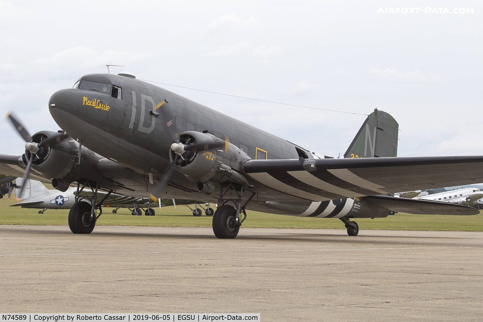 N74589, 1943 Douglas DC3C-S1C3G (C-47A) C/N 9926, Daks Over Normandy 2019 - 42-24064 (Placid Lassie)