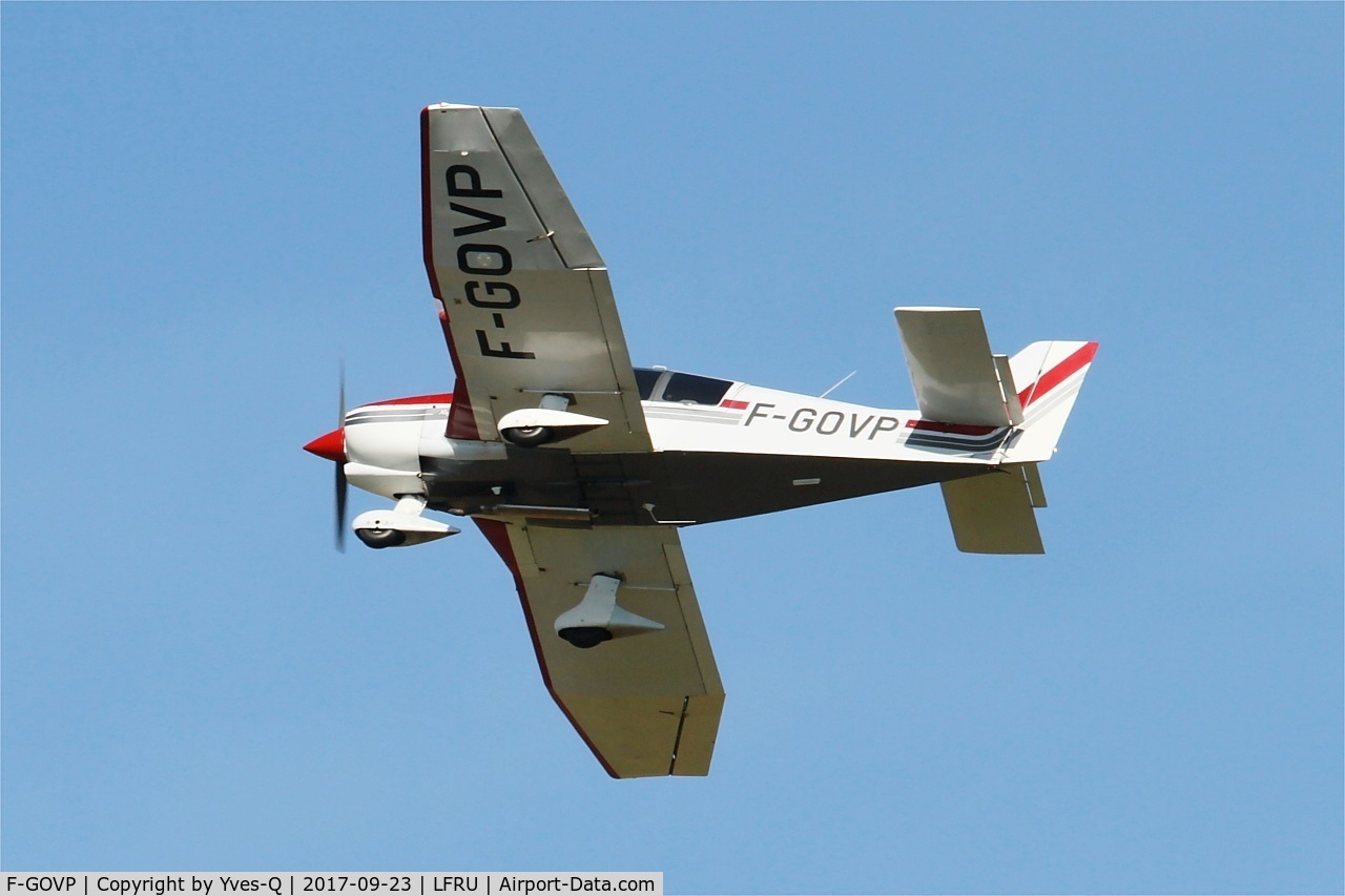 F-GOVP, Robin DR-400-180 Regent Regent C/N 2328, Robin DR-400-180 Regent, On display, Morlaix-Ploujean airport (LFRU-MXN) air show 2017