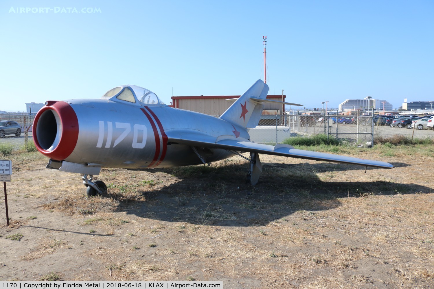 1170, Mikoyan-Gurevich MiG-15bis C/N 713001, LAX spotting
