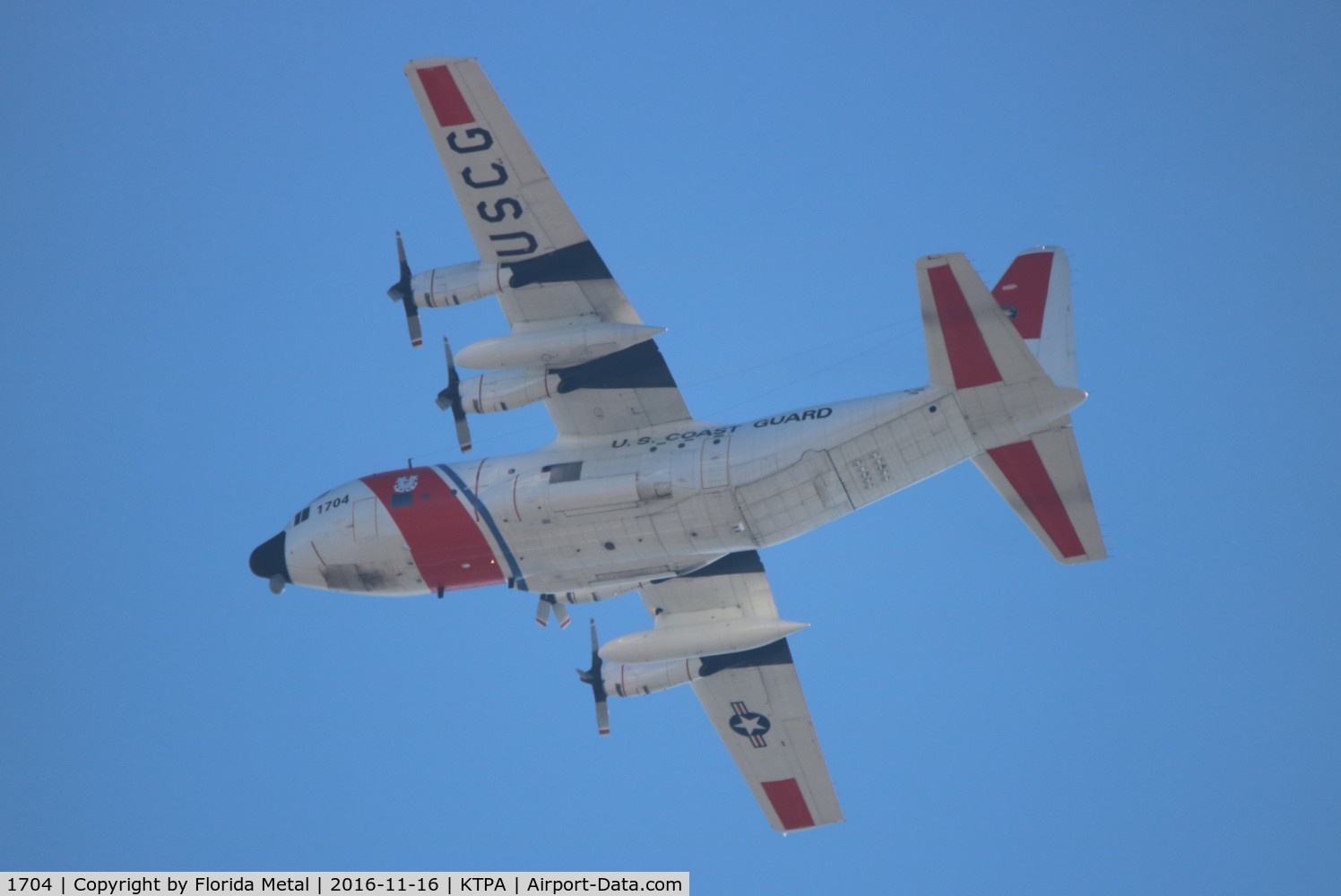 1704, 1983 Lockheed HC-130H Hercules C/N 382-4969, Tampa Spotting