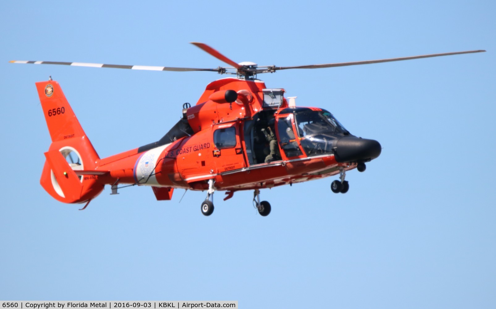 6560, 1985 Aerospatiale HH-65C Dolphin C/N 6243, Cleveland Airshow 2016