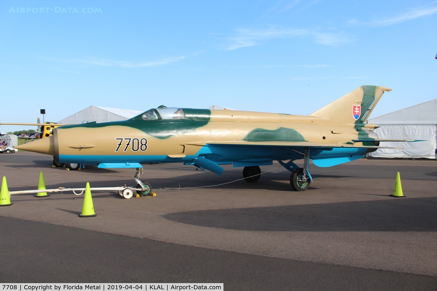 7708, Mikoyan-Gurevich MiG-21MF C/N 967708, Mig-21MF