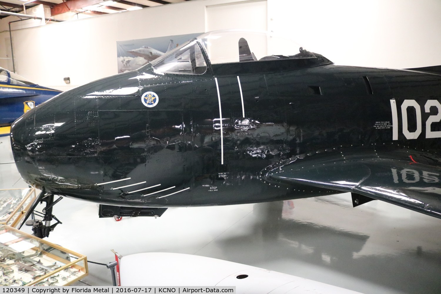 120349, North American FJ-1 Fury C/N 141-38401, FJ-1 Fury Yanks
