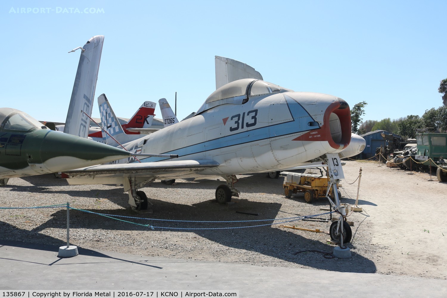 135867, North American FJ-3 Fury C/N 194-94, Planes of Fame
