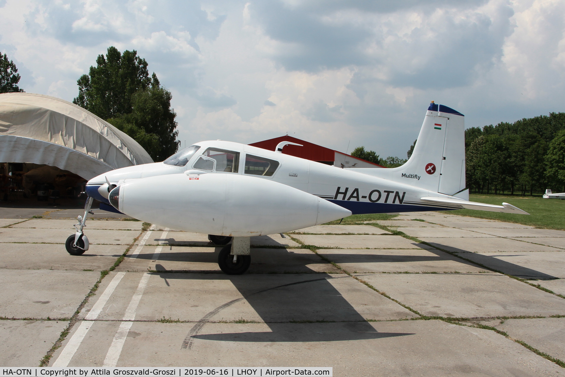 HA-OTN, 1959 Cessna 310C C/N 35857, LHOY - Öcsény Airport, Hungary
