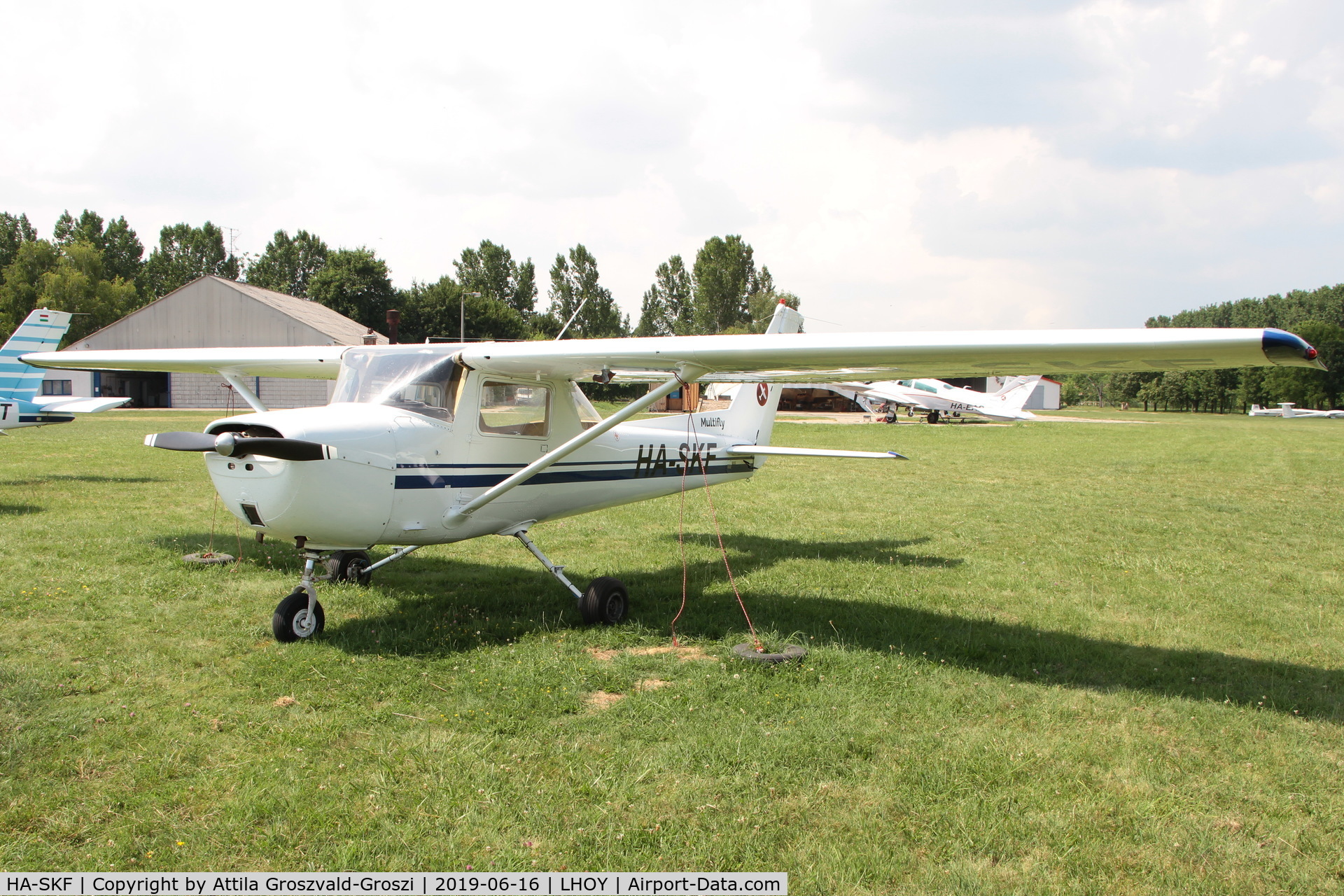 HA-SKF, 1975 Cessna 150M C/N 15077223, LHOY - Öcsény Airport, Hungary