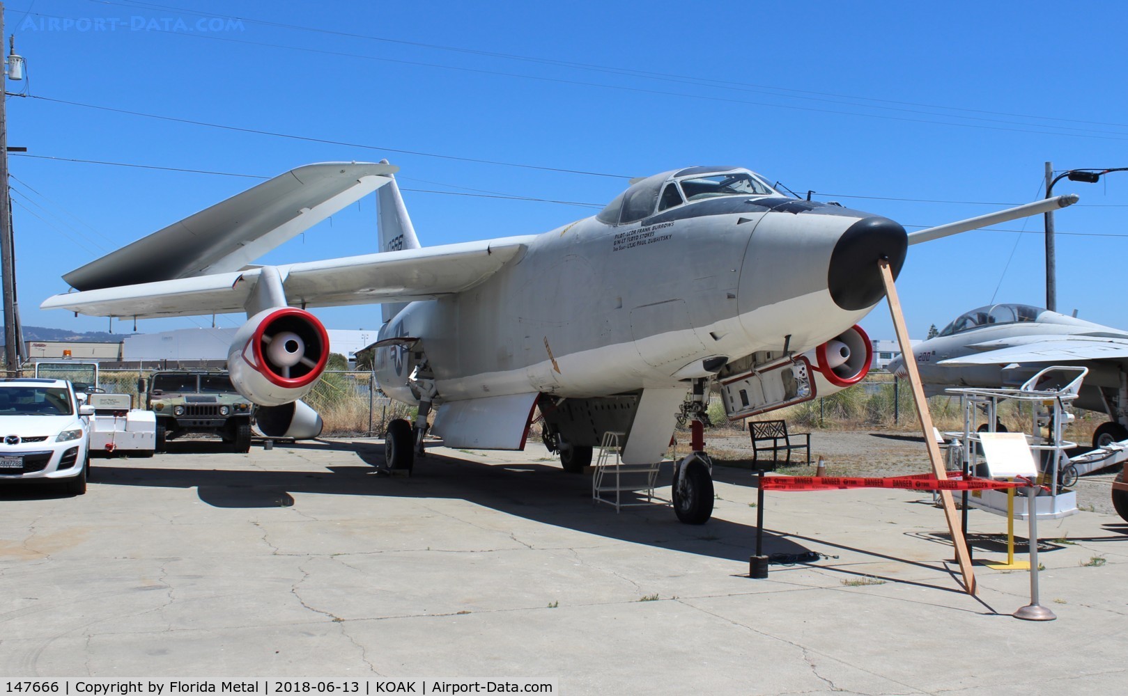 147666, Douglas KA-3B Skywarrior C/N 12430, Oakland Aviation Museum