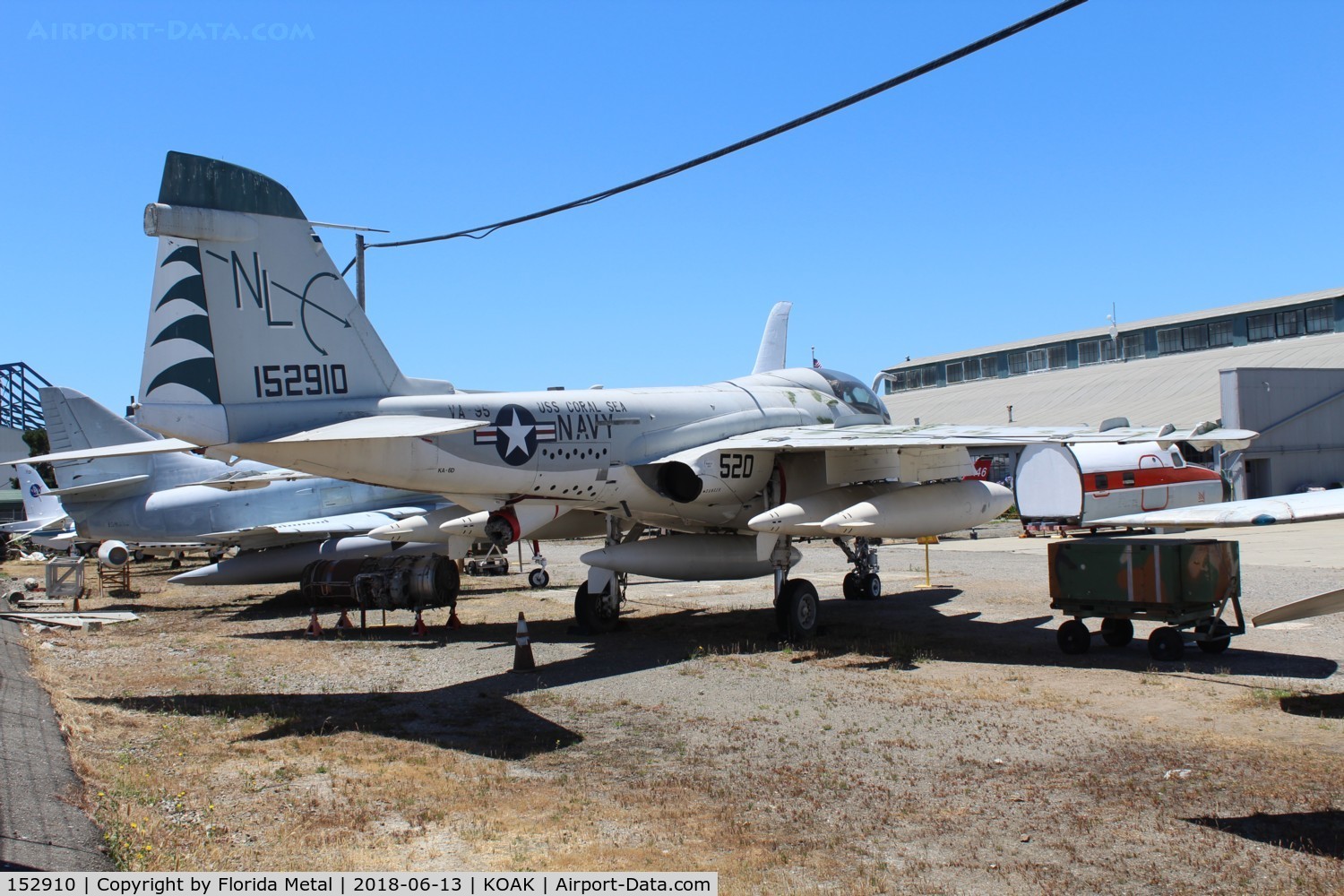 152910, Grumman KA-6D Intruder C/N I-214, Oakland Aviation Museum