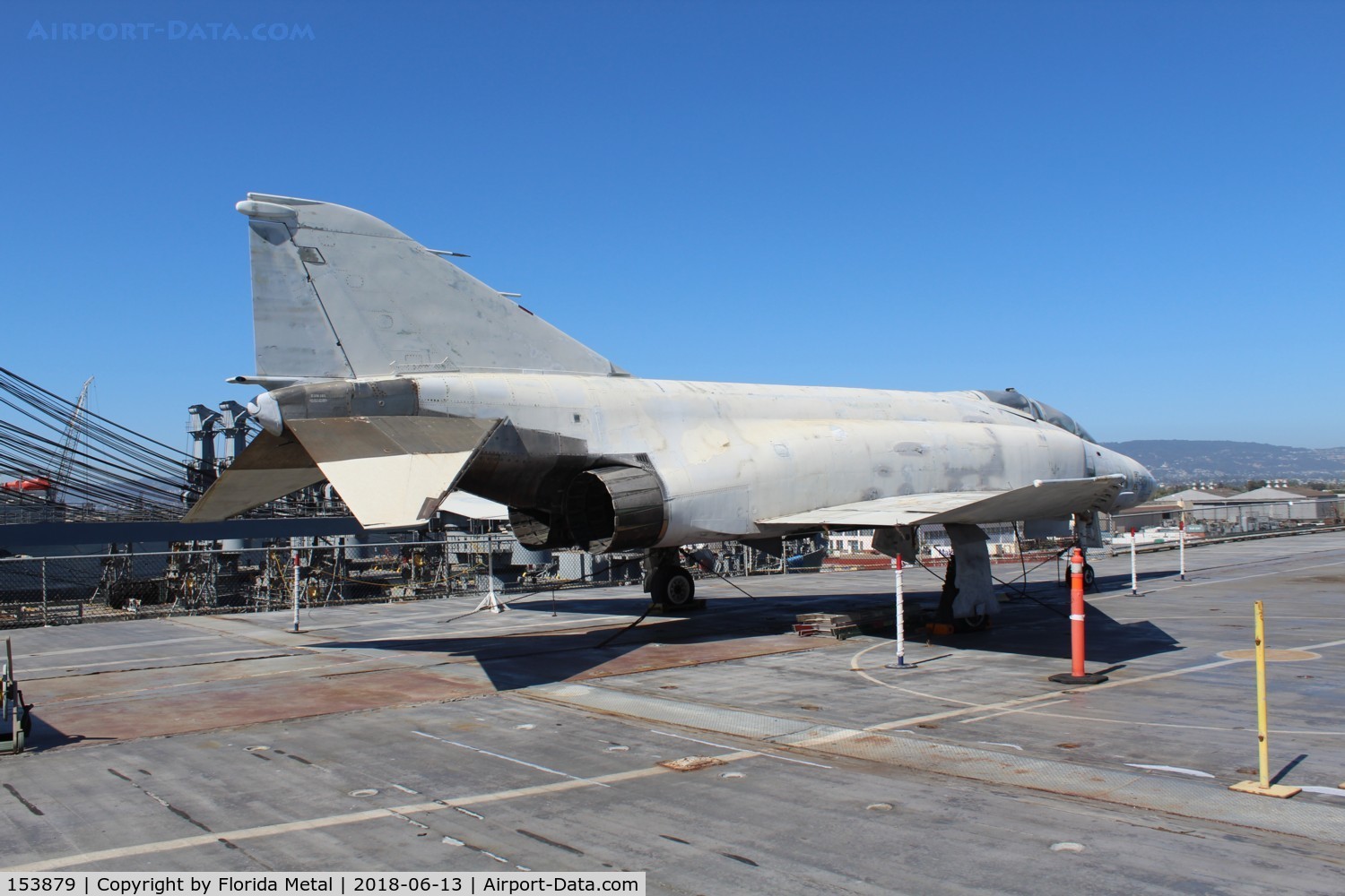 153879, McDonnell F-4S Phantom C/N 2461, F-4S U.S.S. Hornet display