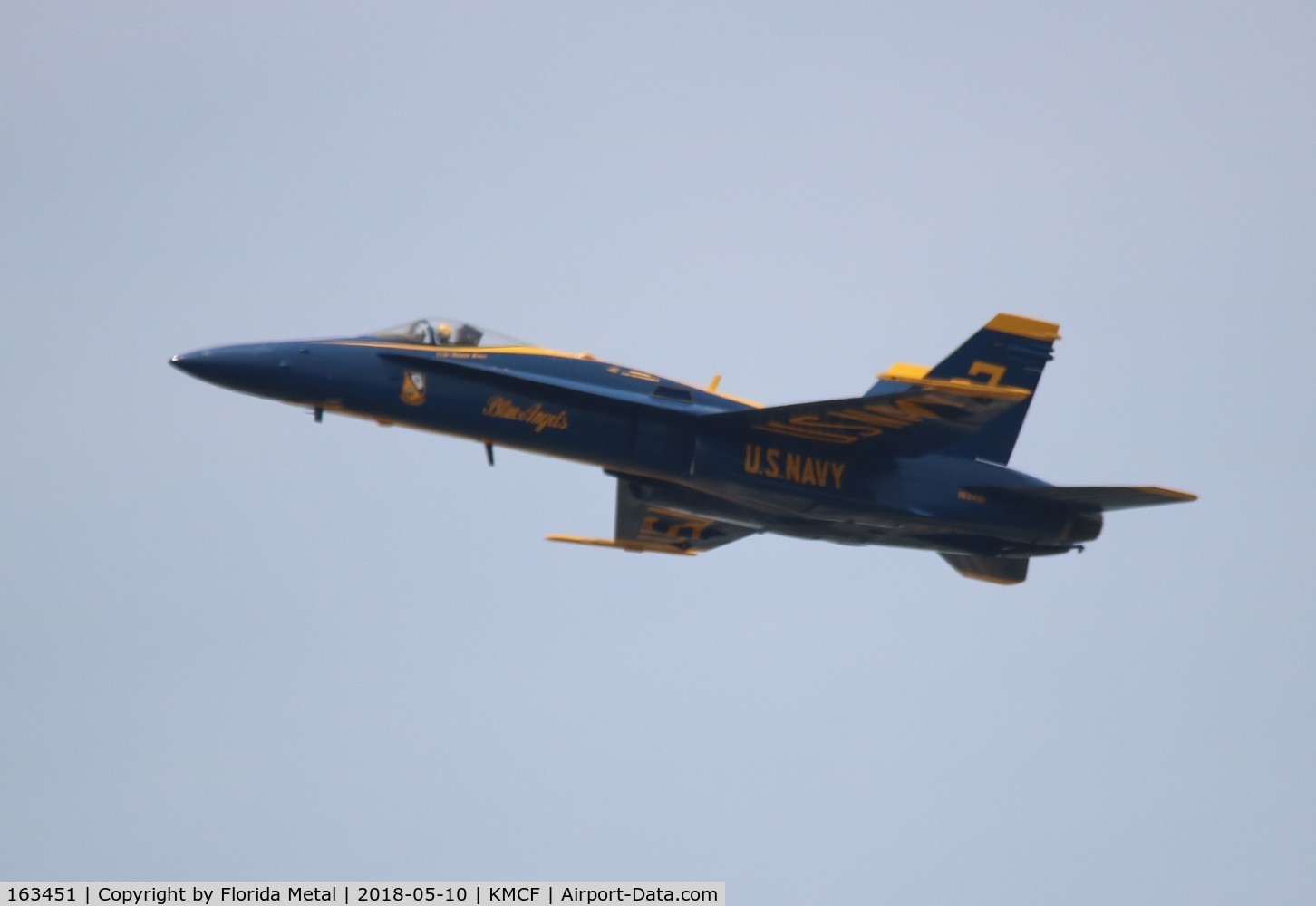 163451, 1988 McDonnell Douglas F/A-18C Hornet C/N 0662/C020, MacDill Airfest 2018