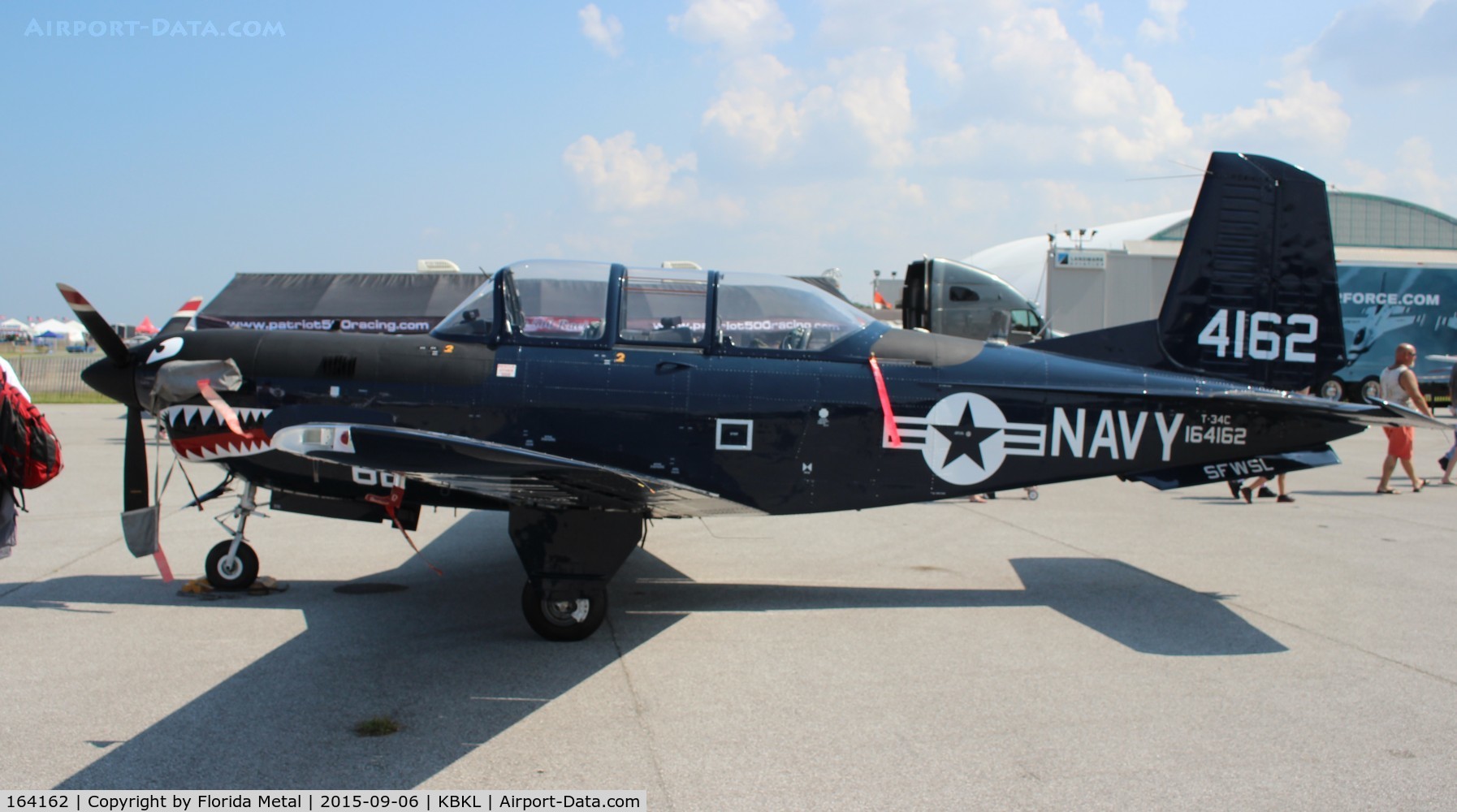 164162, Beech T-34C Turbo Mentor C/N GL-342, Cleveland Airshow 2015