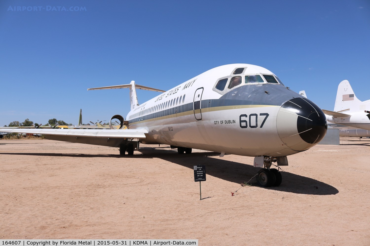 164607, 1972 McDonnell Douglas C-9B Skytrain II C/N 47428, C-9B Skytrain