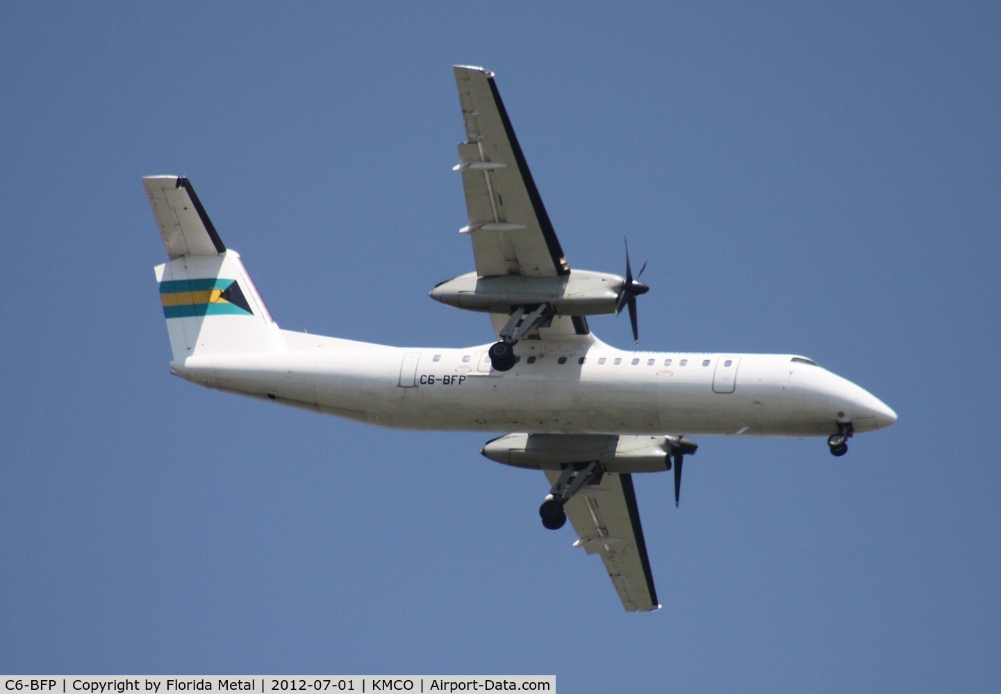 C6-BFP, 1991 De Havilland Canada DHC-8-314 Dash 8 C/N 309, MCO Spotting