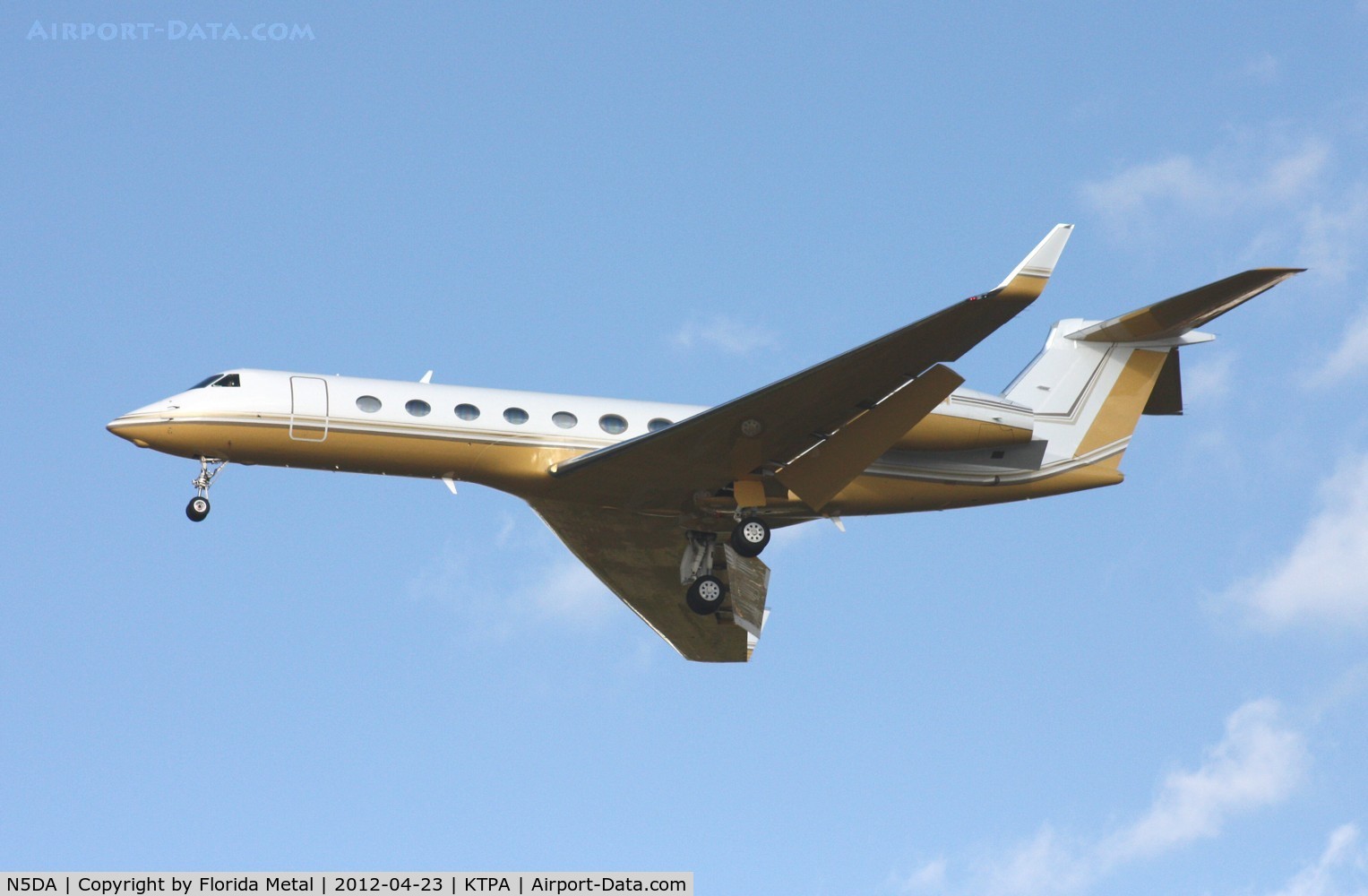 N5DA, 2003 Gulfstream Aerospace V-SP G550 C/N 5021, TPA Spotting