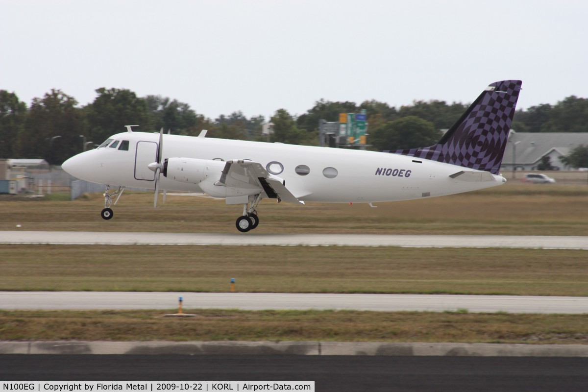 N100EG, 1969 Grumman G-159 Gulfstream 1 C/N 196, NBAA 2009