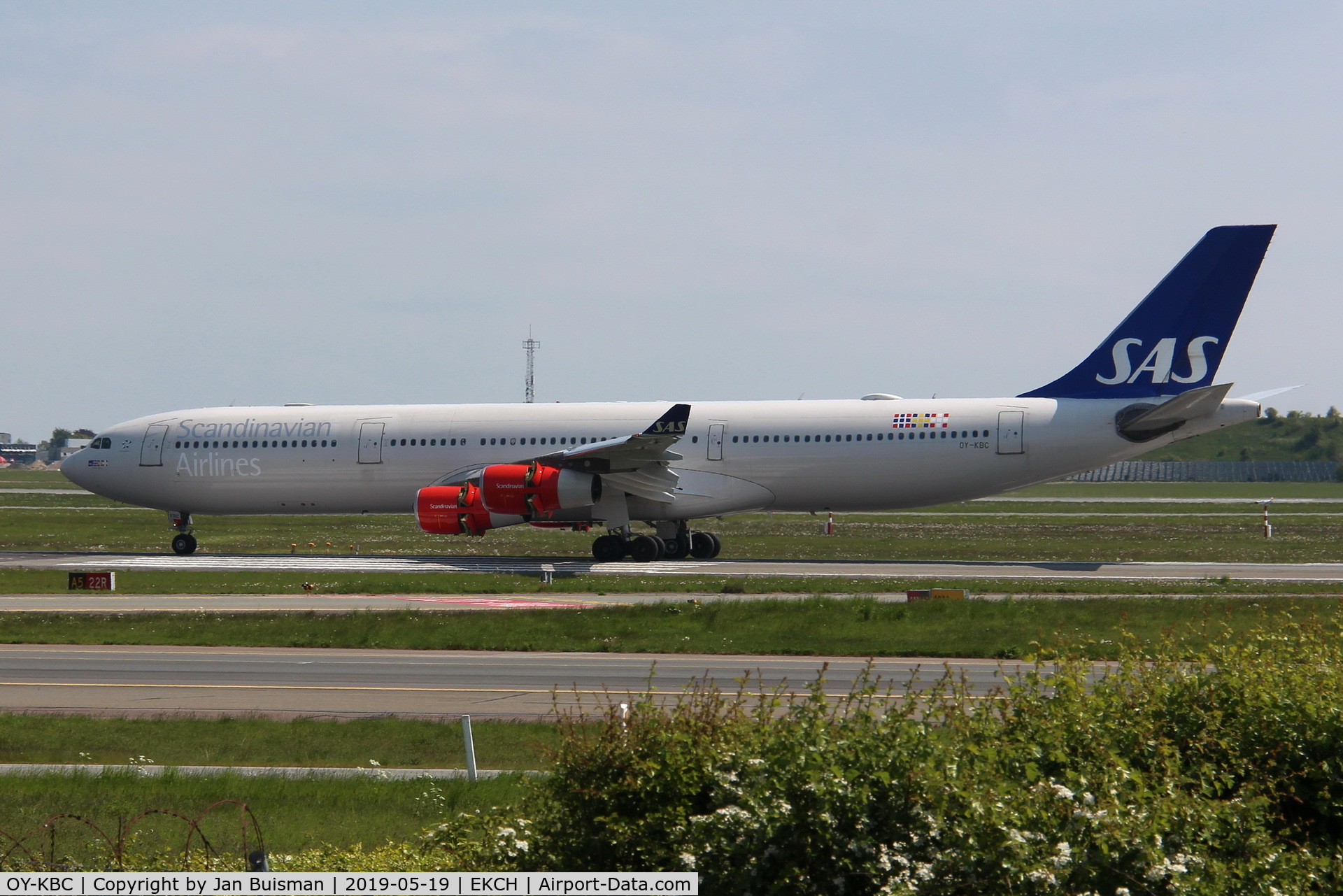 OY-KBC, 2002 Airbus A340-313X C/N 467, SAS