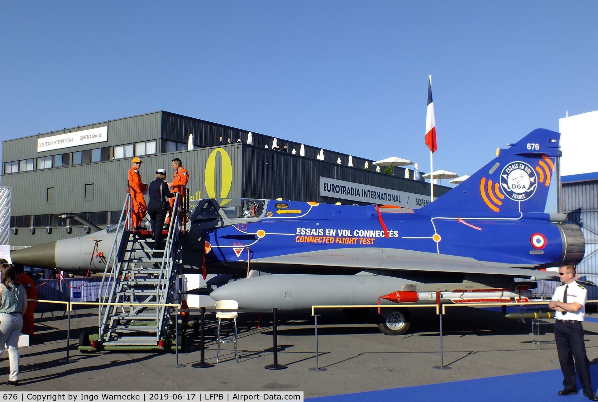 676, Dassault Mirage 2000D C/N 550, Dassault Mirage 2000D of the DGA / Armee de l'Air at the Aerosalon 2019, Paris
