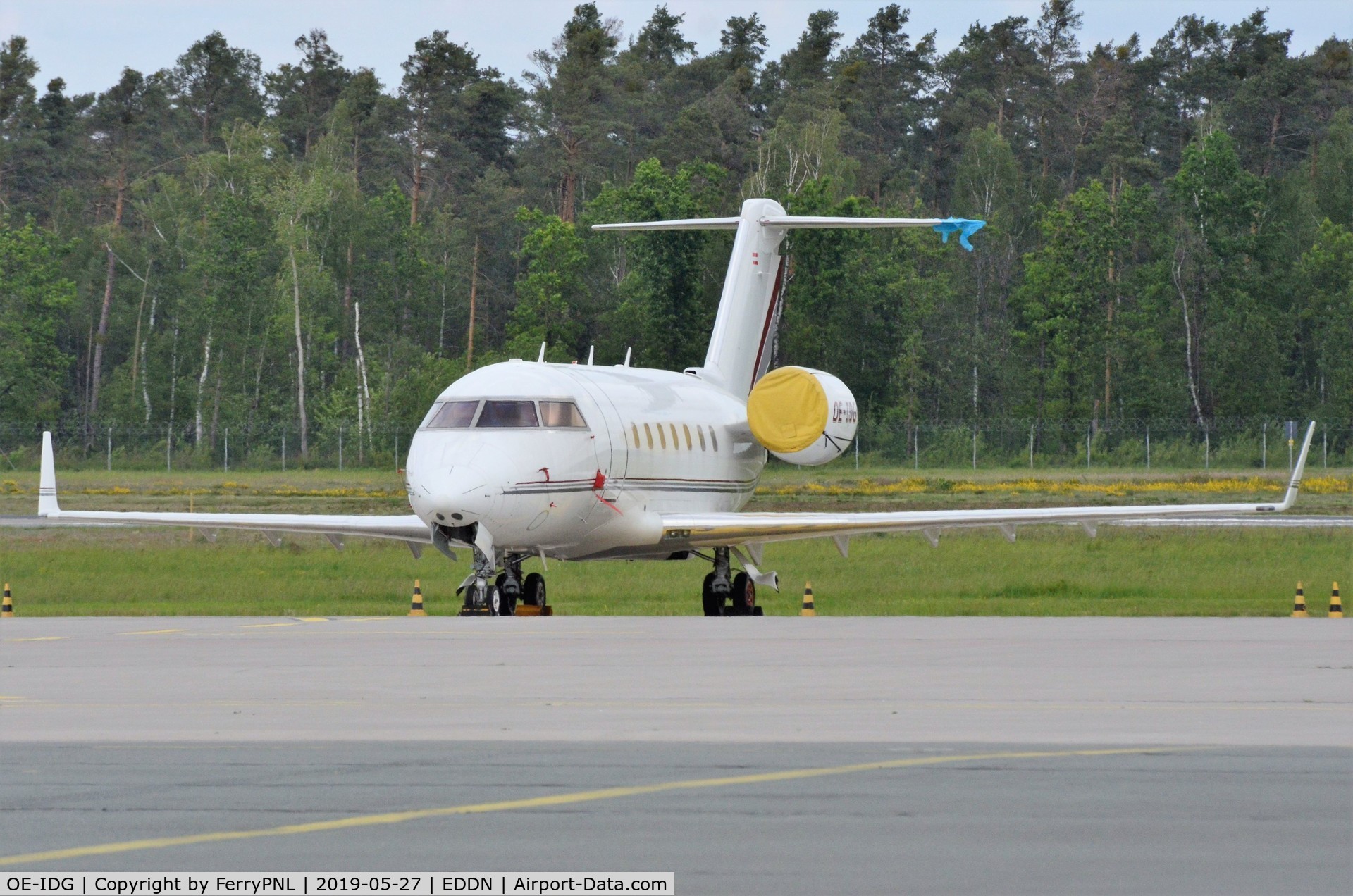 OE-IDG, 2006 Bombardier Challenger 604 (CL-600-2B16) C/N 5654, CL604 parked in NUE