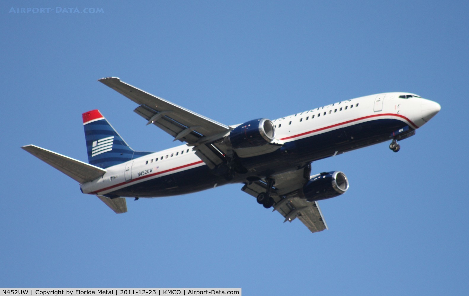N452UW, 1991 Boeing 737-4B7 C/N 24979, MCO spotting