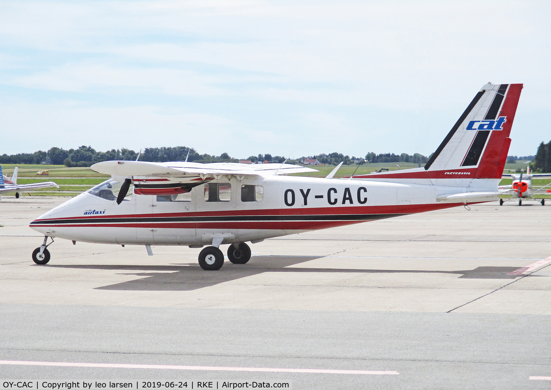 OY-CAC, 1979 Partenavia P-68B C/N 179, Roskilde  24.6.2019