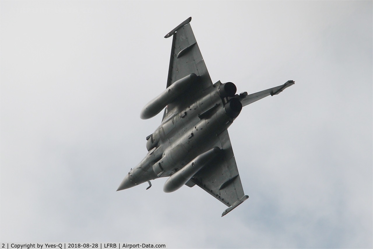 2, 2000 Dassault Rafale M C/N 2, Dassault Rafale M, Take off rwy 25L, Brest-Bretagne airport (LFRB-BES)