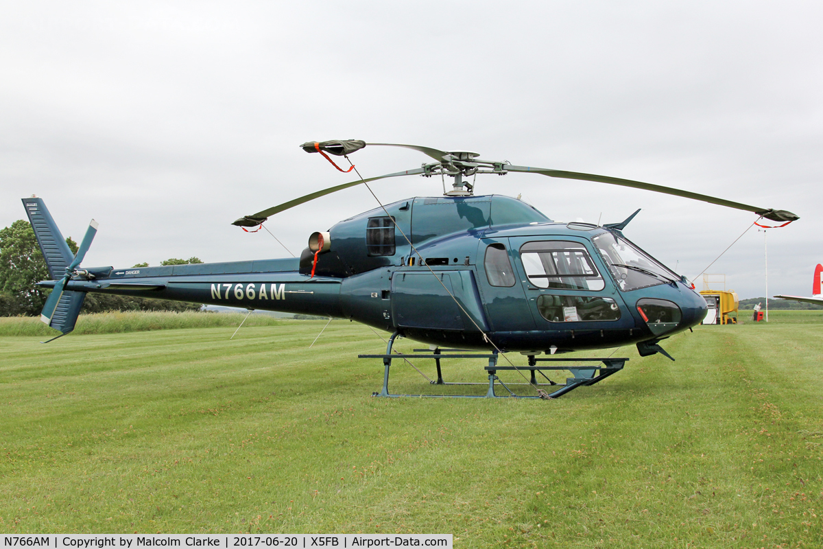 N766AM, 1996 Eurocopter AS-355N Twinstar C/N 5601, Eurocopter AS-355N Twinstar at Fishburn Airfield, UK.