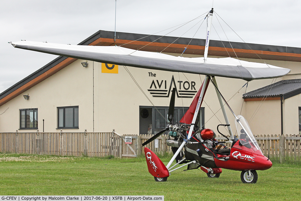 G-CFEV, 2008 P&M Aviation Pegasus Quik C/N 8375, P&M Pegasus Quik at Fishburn Airfield, UK.