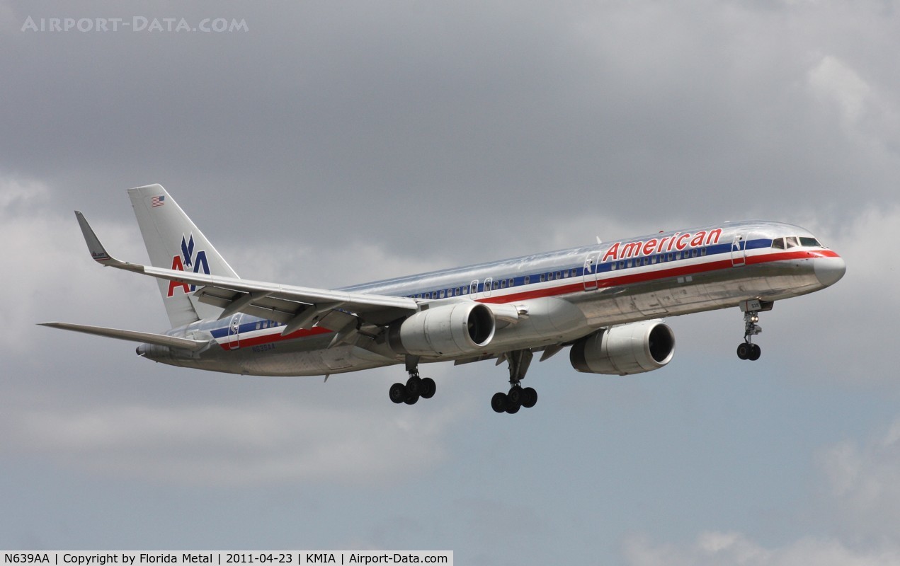 N639AA, 1991 Boeing 757-223 C/N 24597, MIA spotting