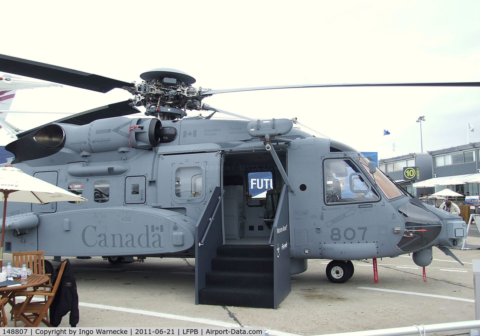 148807, 2012 Sikorsky CH-148 Cyclone C/N 92-5007, Sikorsky CH-148 Cyclone (S-92) of the RCAF at the Aerosalon 2011, Paris