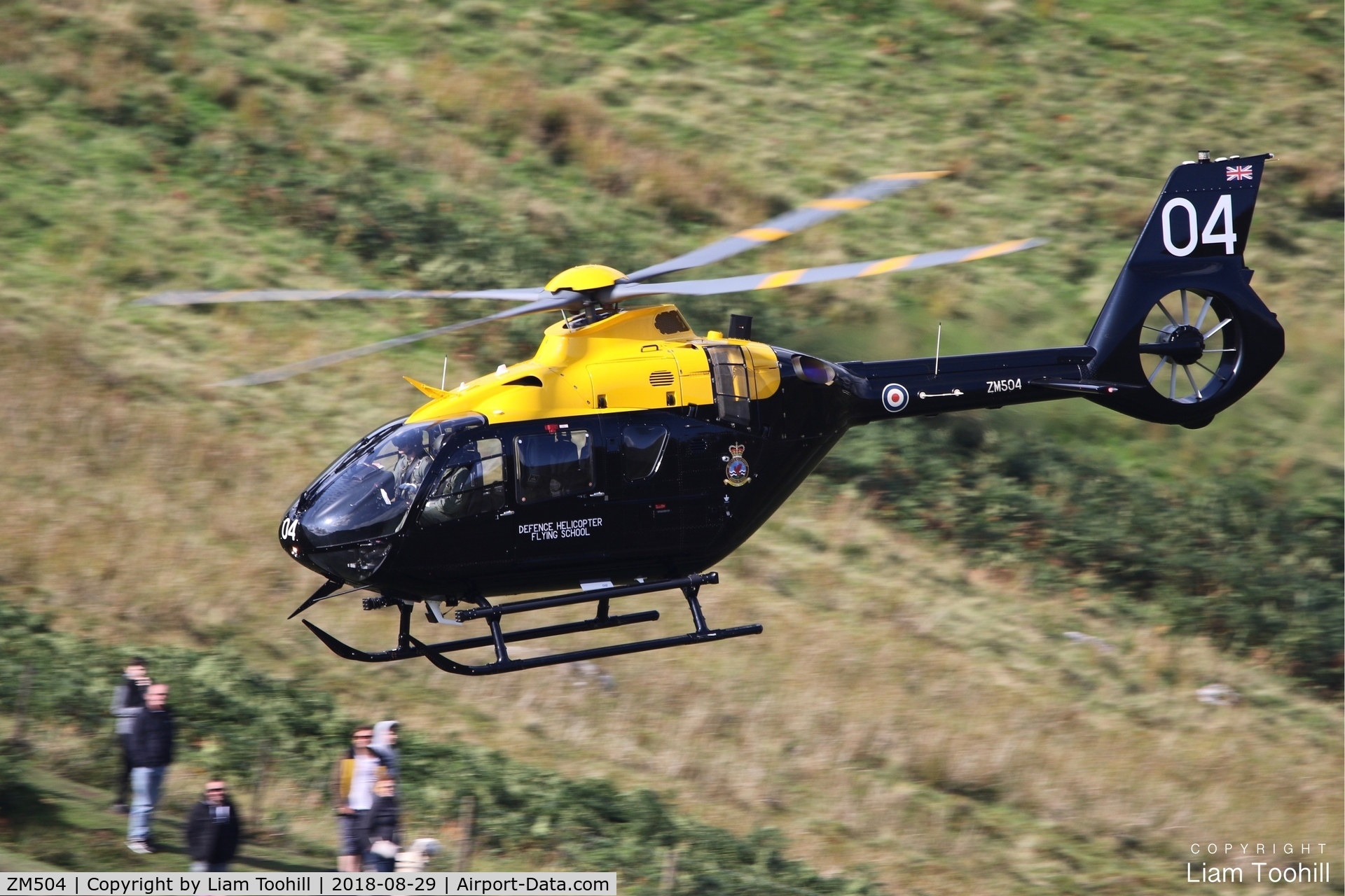 ZM504, 2016 Airbus Helicopters EC-135T-3 Juno HT1 C/N 2001, ZM504 low level through the Mach Loop