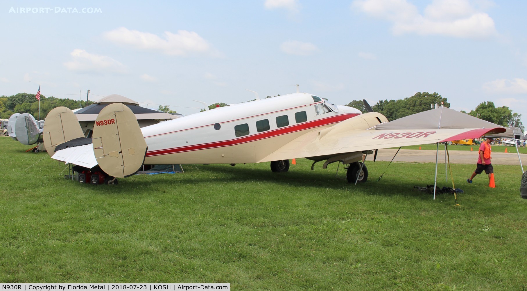 N930R, 1959 Beech E18S C/N BA-438, Air Venture 2018