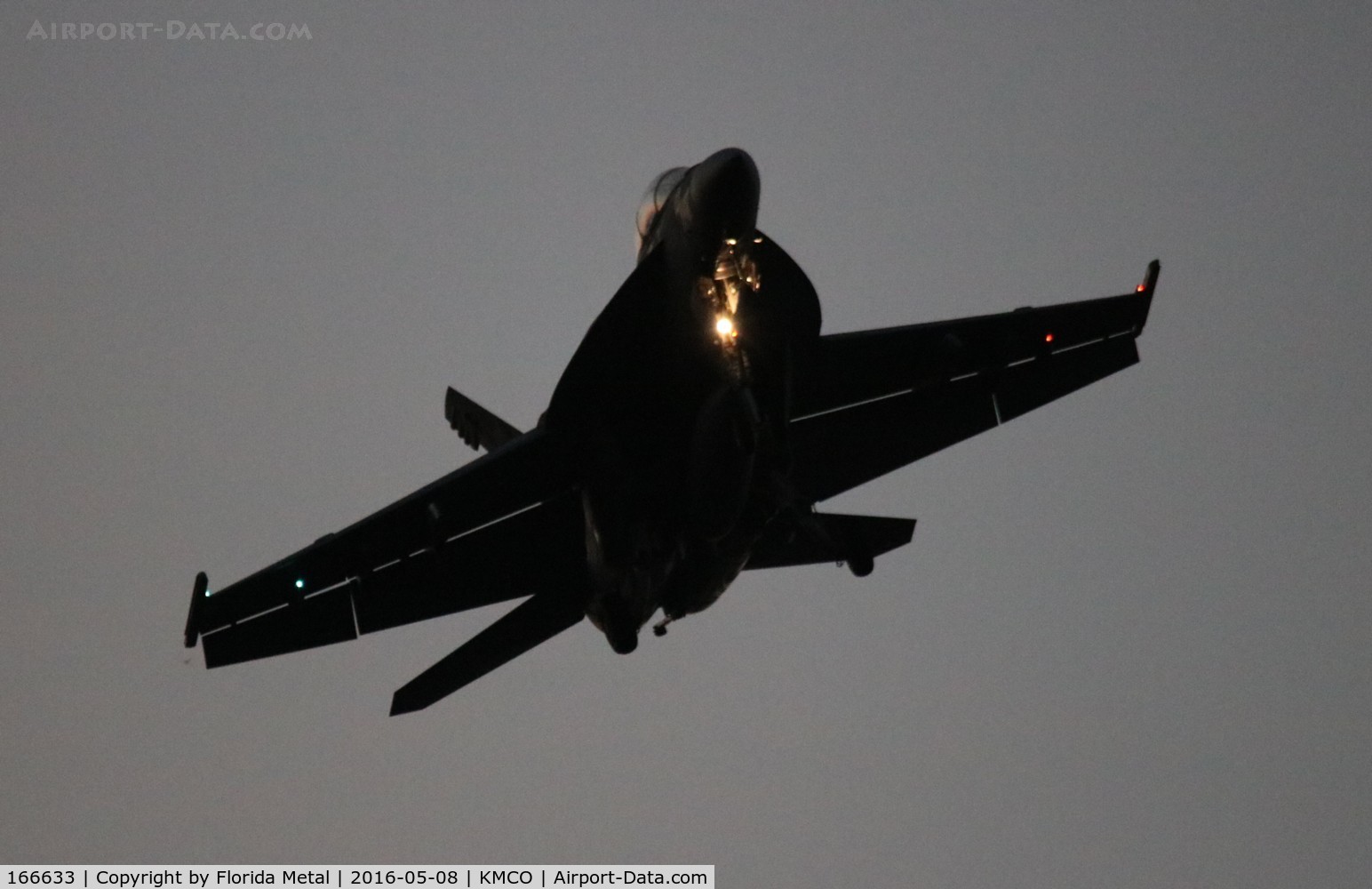 166633, Boeing F/A-18F Super Hornet C/N F126, MCO spotting
