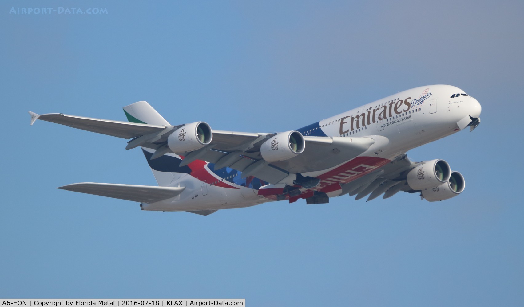 A6-EON, 2015 Airbus A380-861 C/N 188, LAX spotting