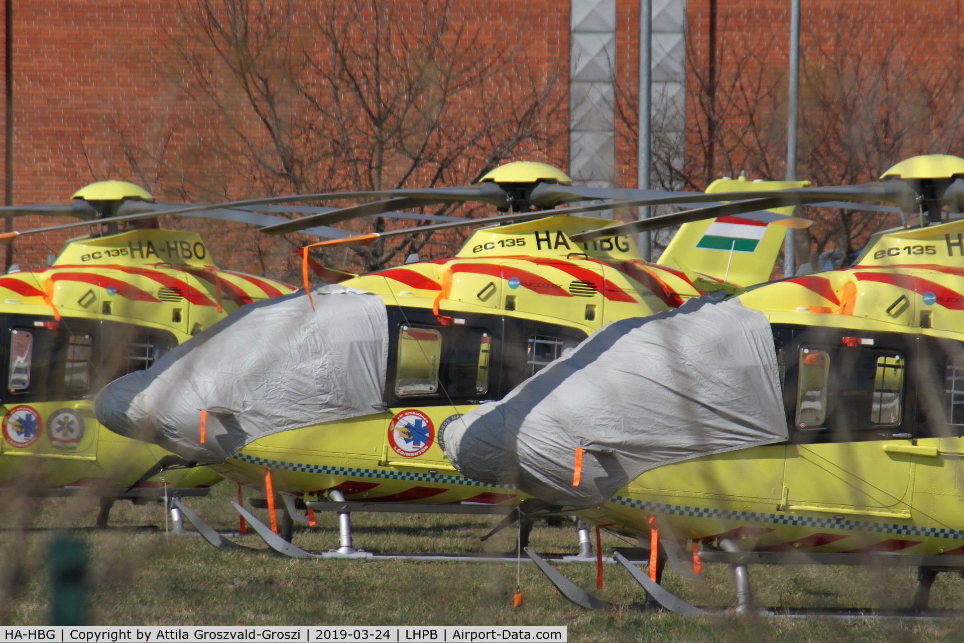 HA-HBG, 2004 Eurocopter EC-135P-2 C/N 0350, LHPB - Budaörs Air Ambulance Base