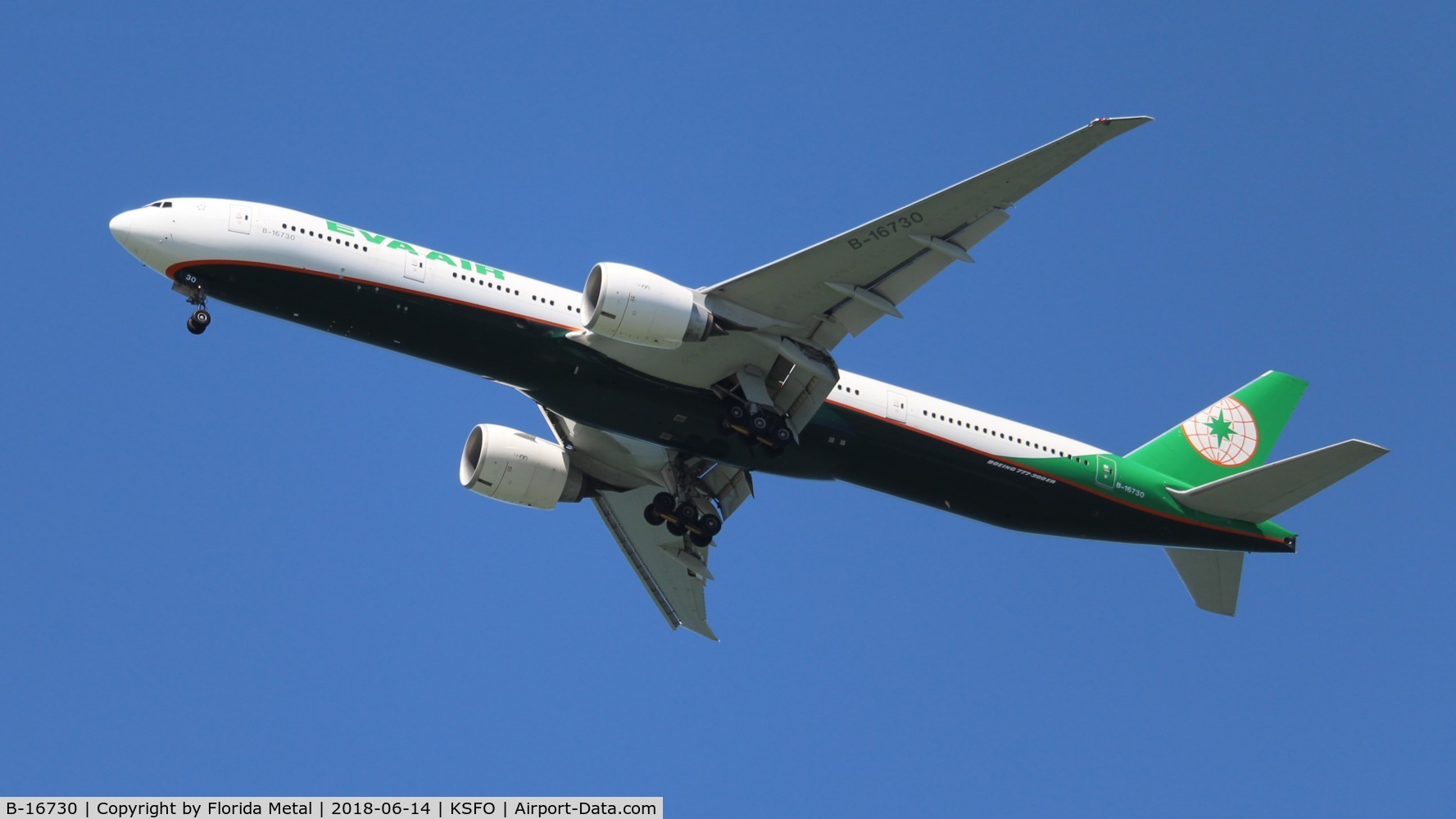 B-16730, 2016 Boeing 777-300/ER C/N 62286, SFO spotting