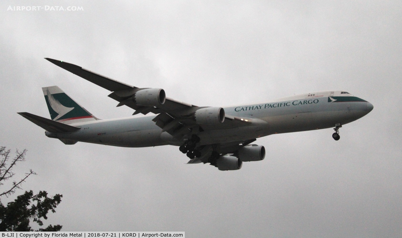 B-LJI, 2012 Boeing 747-867F/SCD C/N 39247, ORD spotting
