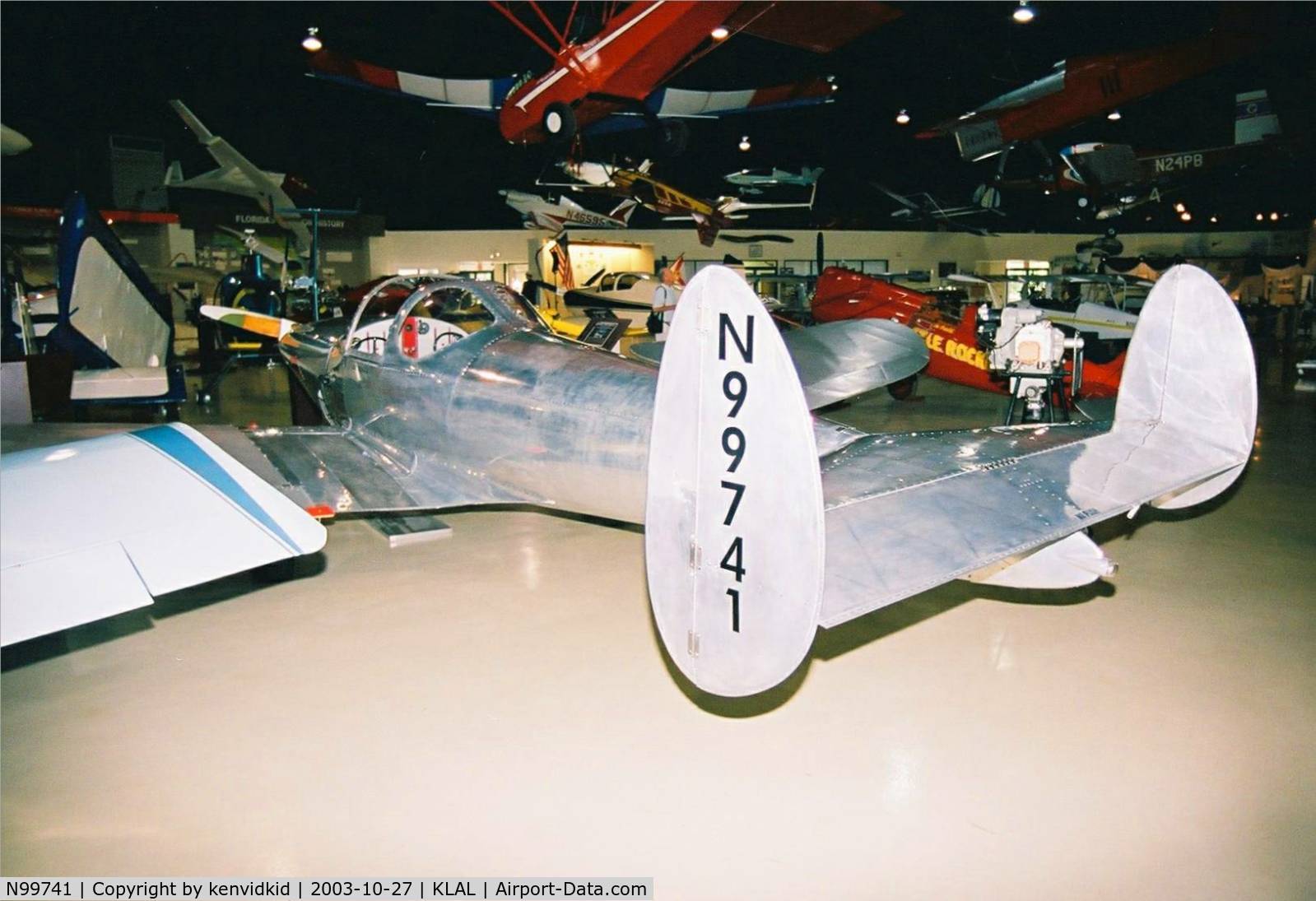 N99741, 1946 Erco 415C Ercoupe C/N 2364, At Lakeland EAA Museum.