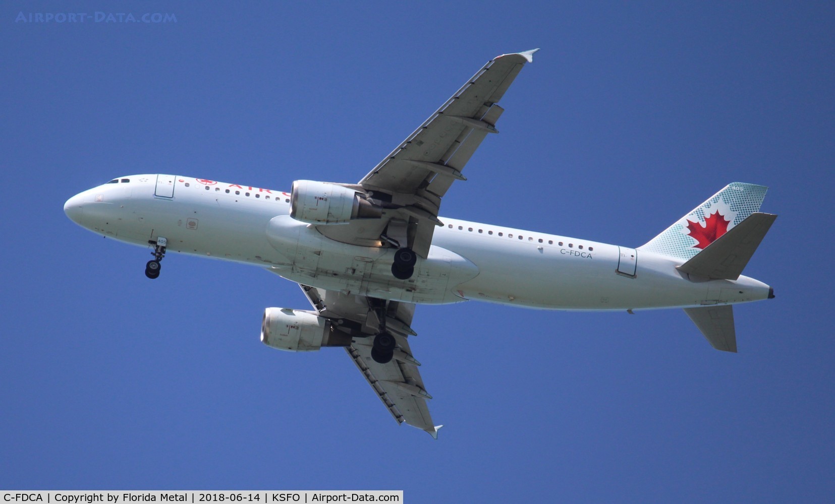 C-FDCA, 1991 Airbus A320-211 C/N 232, SFO spotting