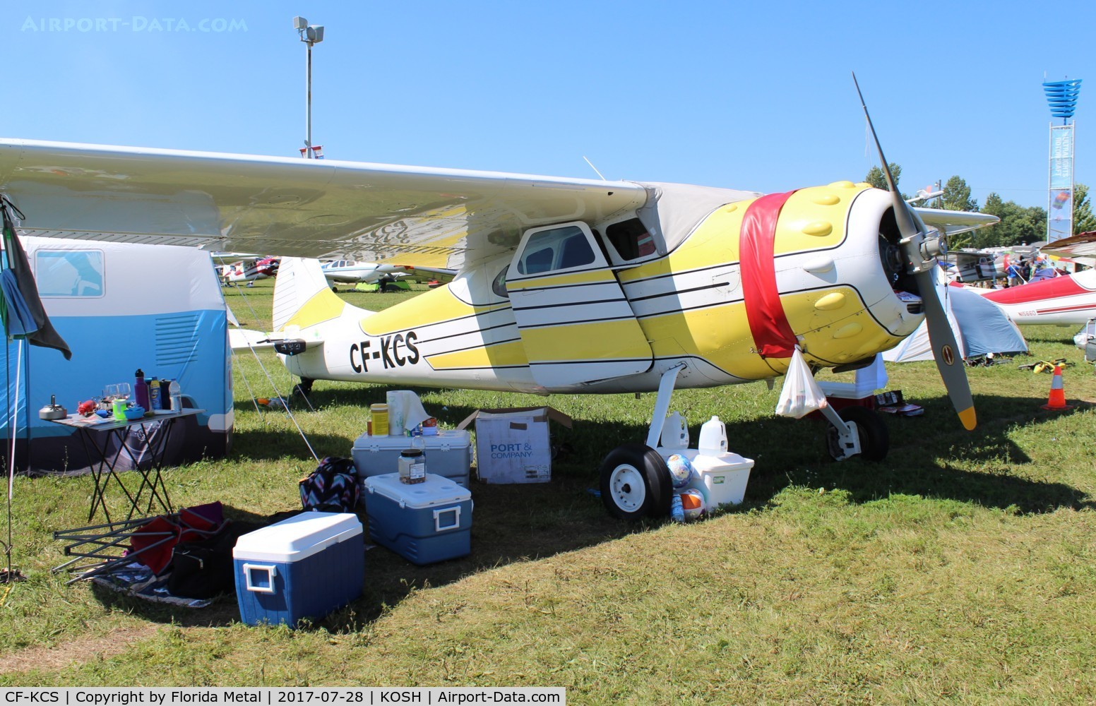 CF-KCS, 1947 Cessna 195 C/N 7034, Air Venture 2017