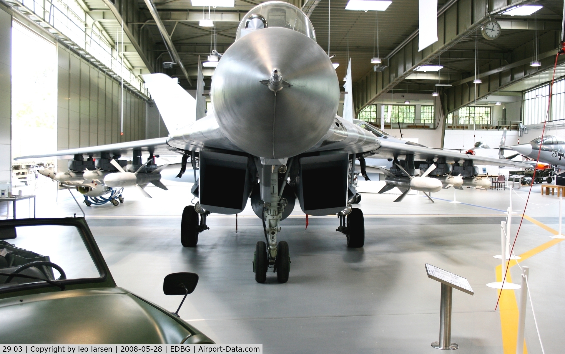29 03, 1988 Mikoyan-Gurevich MiG-29G C/N 2960525110, Gatow air museum 28.5.2008